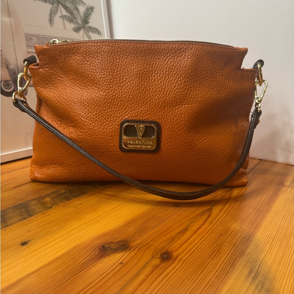 Valentina Tangerine made in Italy Bag - Picture 5 of 14